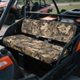 thumbnail image 3 of ZIATUBLES 2-Pack UTV Seat Covers, Universal Waterproof Scratch-Resistant Front Bench Protector Set for Mule, Easy Install Clean for Farm Ranch Truck, Oak Leaf Camo Print, 3 of 8