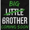thumbnail image 2 of Brother Coming Soon Cute Middle Child Bodysuit Jumper Boys Infant Baby Brisco Brands NB, 2 of 6