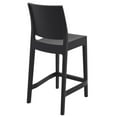 thumbnail image 6 of Compamia Maya Resin Counter Stool Black, Set of 2, 6 of 7