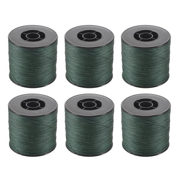 6X 500M 100LB 0.5mm Super Strong Braided Fishing Line PE 4 Strands Color:Dark Green,6 x Fishing Line,Dark Green