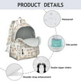 thumbnail image 4 of Cartoon Corgi Backpack for School,Cute School Bag,Schoolbag with Adjustable Shoulder Straps & Padded Back,13.4"x11"x4.7", 4 of 6