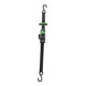 thumbnail image 1 of Correa de trinquete retráctil automática, ganchos en forma de S, correas de amarre retráctiles de conveniencia verde, 1 of 7