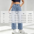 thumbnail image 4 of TaTaai Womens Jeans High Waisted Straight Wide Leg Solid Soft Breathable Denim Trousers for Spring Fall Gift, 4 of 9