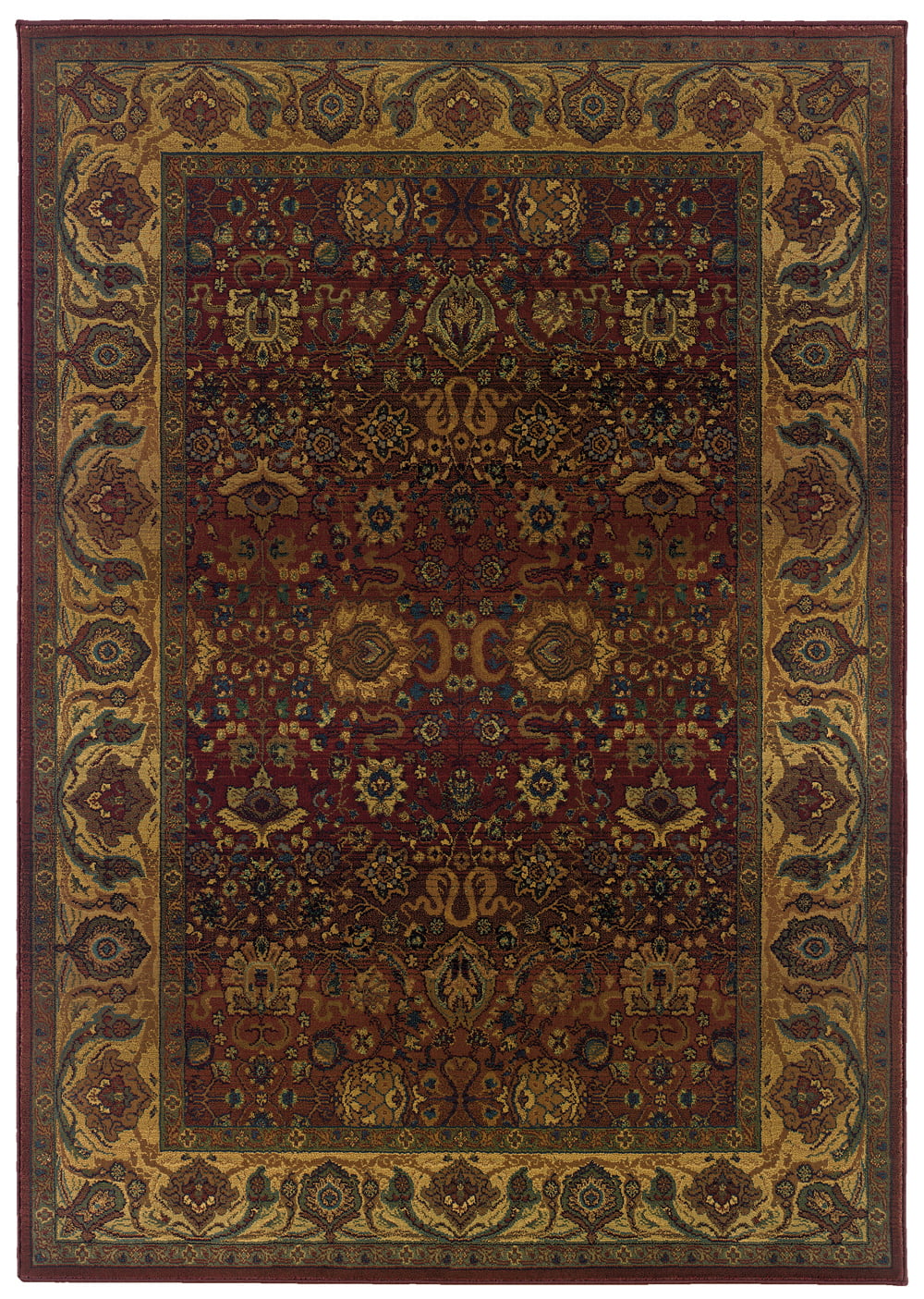 Sphinx Kharma Area Rug 332C4 Traditional Red Persian Border 2' x 3' Rectangle