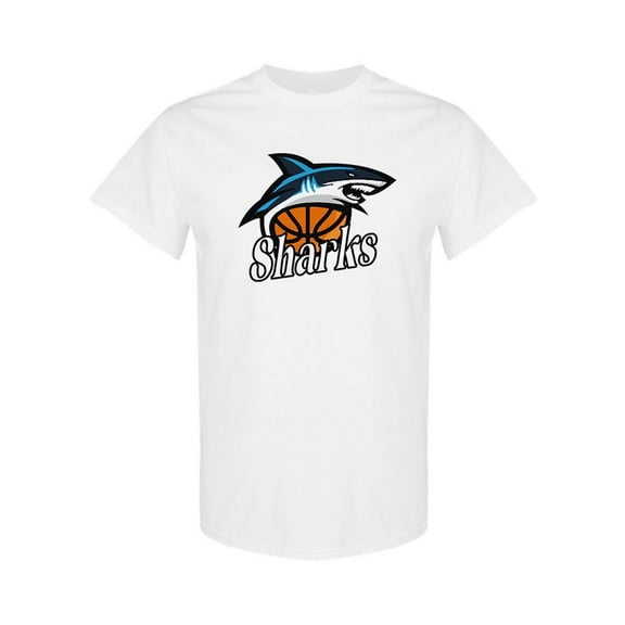 Basketball Sharks T-shirt Men's -SPIdeals Designs