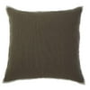 Ashley Solid Throw Pillow Cover in Gray
