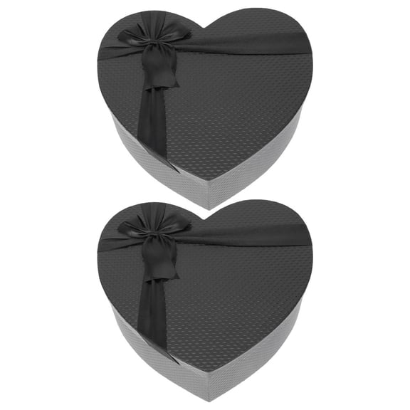 FRCOLOR  2 Pcs Heart Tins with Lids Gift Box Bridesmaid Travel