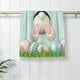 thumbnail image 5 of Fotbe White Bunny Bottom And Easter Eggs Toalla Premium con Patrón, Toalla de Microfibra de Secado Rápido, Ligera y Altamente Absorbente (27.5x16in), Ideal para Uso Diario, 5 of 6