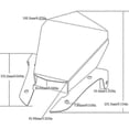 thumbnail image 5 of Front Windshield Accessories For Yamaha Mt 07 Mt07 Mt-07 Fz-07 2013 2014 2015 2016 2017 Motorbike Wind Deflector Windscreen, 5 of 5