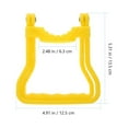 thumbnail image 4 of Jierger 4 PCS 5 Gallon Water Bottle Handles Bottle Rack Lifter Water Bottle Lifter with Handle Carrier Non-Slip Holder Lifter Heavy Duty Clip, 4 of 6