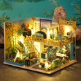 thumbnail image 3 of de muñecas DIY Mini modelo con muebles esca 1:24 sa creativa artesanía en mini para adultos adolescentes Yotijar casa de muñecas en miniatura, 3 of 10