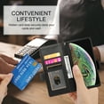 thumbnail image 2 of Allytechgroup for Apple iPhone X/ iPhone XS Case Wallet, Retro PU Leather Slim Fit Business Style Magnetic Closure Cards Slots RFID Blocking Phone Case for Women Men, Black, 2 of 6