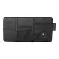 thumbnail image 3 of Organizador de parasol de coche, accesorios de interior de coche, bolsa de parasol, soporte de gafas multifuncional para tarjetas de gafas, bolígrafos Negro sin cremallera. shamjiam Organizador de parasol, 3 of 8