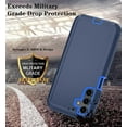 thumbnail image 5 of Phone Case for Samsung Galaxy A25 5G Case with HD Screen Protector, Heavy Duty Shockproof & Dropproof 3-Layer Cover Phone Case for Galaxy A25 (BeltClip_DarkBlue), 5 of 13