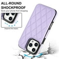 thumbnail image 3 of Flip Wallet Case for iPhone 16 Pro, PU Leather RFID Blocking Phone Case with Card Holders Kickstand Shockproof and Anti-Scratch Protective Back Cover for Apple iPhone 16 Pro, Purple, 3 of 7