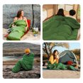 thumbnail image 3 of TSV OutdoorCamping Sleeping Bag, Waterproof Lightweight Adult Camping Sleeping Bag Fit for Spring Summer Autumn, Green, 3 of 6