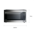 thumbnail image 2 of Panasonic 2.2-cu. ft. 1250W Countertop Microwave with Inverter Technology, Stainless Steel NN-SN95HS, 2 of 22