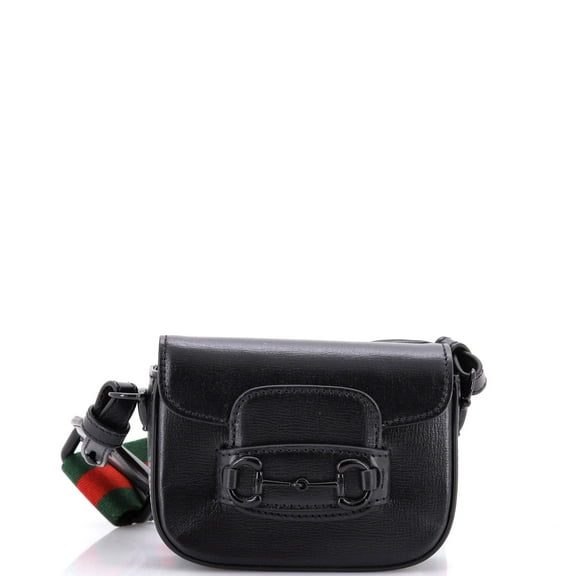 Pre-Owned Horsebit 1955 Shoulder Bag Leather Super Mini By Rebag