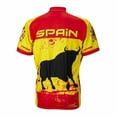 thumbnail image 2 of Spain Bull Power Short sleeve Half zip men's cycling jersey, 2 of 7