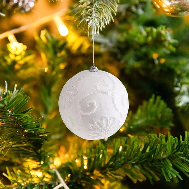 Adornos Colgantes Irrompibles para Árbol de Navidad | Bolas Colgantes Irregulares | Bolas Navideñas de Plástico Resistentes | Artículos Seguros para Fiestas | Decoración para Árboles de Interior y Ex