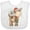 AA-White, variant on Inktastic Christmas Molly Moose Boys or Girls Baby Bib