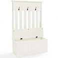 Pemberly Row Entryway Hall Tree in White
