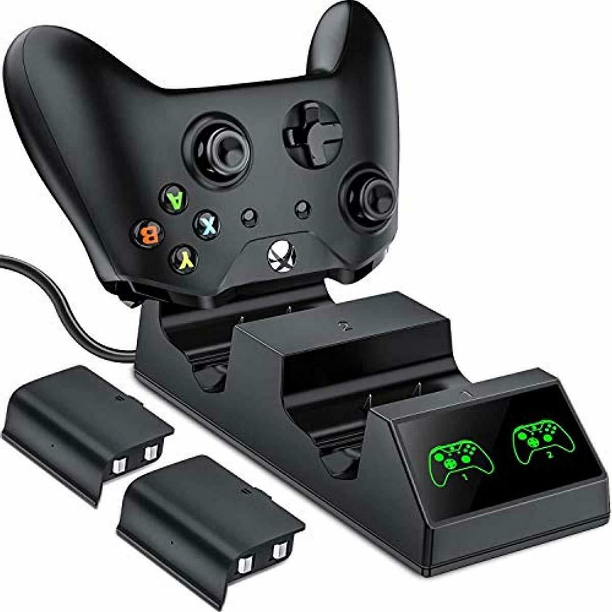 Xbox One Controller Charger Dual Charging Station with 2 x 600mAh