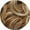 coffee brown/bleach blonde, variant on SEGO Messy Hair Bun with Combs Easy Stretch Dish Hair Chignon Extensions Curly Clip in Updo Hairpiece Short Ponytail Scrunchy for Women