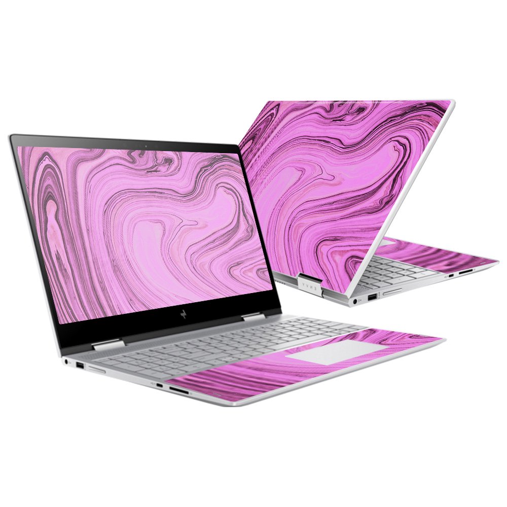 Skin for HP Envy x360 15" (2017) Pink Thai Marble MightySkins
