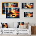 thumbnail image 4 of Designart Canoe On The Lake In The Fall Canvas Wall Art, 4 of 5