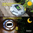 thumbnail image 2 of Luces solares para terraza SiedInlar, impermeables, LED, paquete de 12 unidades, 2 of 7