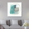 thumbnail image 2 of Transparencies Aqua I by Décor Design Canvas Art Print, 1.5" x 35", 2 of 4