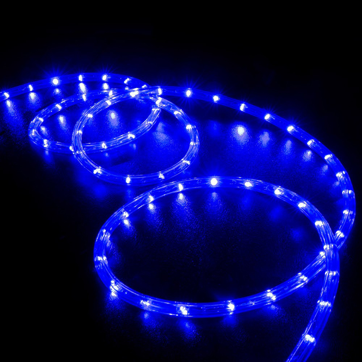 40 Ft Landscape Rope Lights with Remote LED Fairy Light for Halloween Xmas Indoor/Outdoor Party Wedding Garden Decor 4 Modes Blue - image 3 of 7