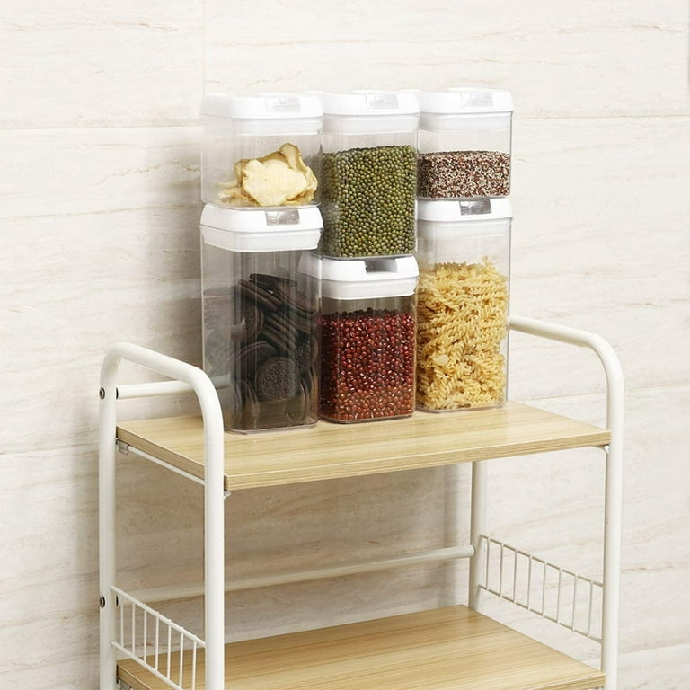 Wewdigi Kitchen Food Storage Containers Set, Kitchen Pantry Organization  and Storage with Easy Lock Lids, 5 Pcs