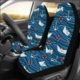thumbnail image 2 of Juego de 2 Fundas para Asientos de Coche ABPHQTO Blue Ocean Wave Protector Universal, 2 of 3