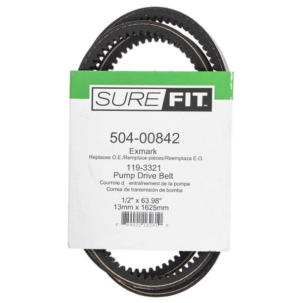 Surefit Pump Drive Belt Replacement For Exmark 119 3321 Quest Toro Timecutter Zs5000 Mx5060 Ss5035 Lawn Mowers