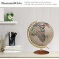 thumbnail image 5 of Athens Relief Globe, 12-inch Diameter, Illuminated, Raised Relief, 5 of 7