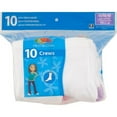 thumbnail image 3 of Fruit of the Loom Girls Socks, 6 Pack Crew (Little Girls & Big Girls), 3 of 3