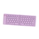 thumbnail image 4 of Teclado de computadora, escritura silenciosa eficiente, recargable, 68 teclas, teclado plegable para teléfono inteligente Púrpura, 4 of 8