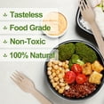 thumbnail image 4 of EASTIN 100Pcs Wooden Disposable Forks  6.2 inch Length Compostable Biodegradable Forks  for Party Camping Picnics, 4 of 7