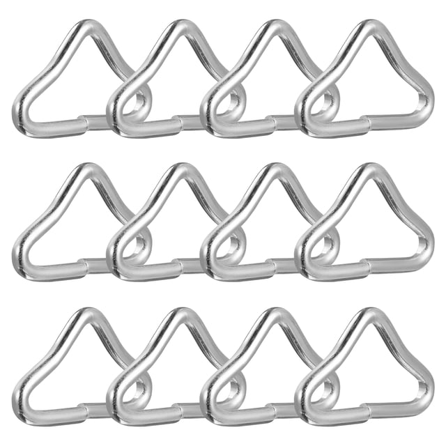 Miangastore 20 Pcs Boucle en Maille pour Lit de Saut de Trampoline Pièces à Anneau Triangulaire
