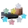 thumbnail image 2 of Star-Shaped Luminous Decorative Stones, Resin Glowing Garden Pebbles for Pathways, Auto Recharging Light-Up Rocks, 100-Piece Set, 2 of 6