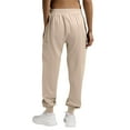 thumbnail image 5 of Ktyne Women's Scrub Pants Soft Stretchy Scrub Bottoms Moisture Wicking Slim Fit Cargo Scrub Pants with Pockets Lightweight Drawstring Scrub Bottoms Beige S, 5 of 5