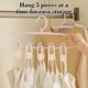 thumbnail image 4 of Hanger Sling Storage, Rolling Hanger, Household Multi-Hole Thickened Shoulder Angle Non-Slip, Foldable Portable Metal Frame, for Bedroom Office,topliu, 4 of 9