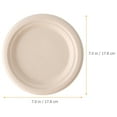 thumbnail image 4 of Soimiss Sugarcane Pulp Beige Paper Plates for Home  Party Tableware, 4 of 6
