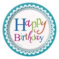 thumbnail image 1 of Unique Party Confetti Birthday Cake Plate (Pack of 8), 1 of 1