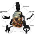 thumbnail image 5 of HELLHERO Pug Meadow Sky Shoulder Bags Adjustable Strap Polyester Adult 4.33"x1.97"x7.09" for Casual Use, 5 of 7