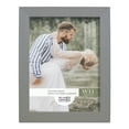 thumbnail image 2 of Modern Rustic Gray Solid Wood Picture Frame, 6 x 8, 2 of 8