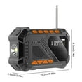 thumbnail image 2 of HUISZJ Emergency Hand Crank Radio, Solar Powered Radio Multi-Function Flashlight & SOS Alarm, Alarm Portable Weather Radio AM/FM/WB Radio for Outdoor Camping Emergency, 2 of 10