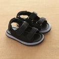 thumbnail image 5 of PINQI Light Up Toddler Sandals Baby Boys Girls Non Slip Open Toe Outdoor Beach Shoes Slip On Adjustable Strap Sneakers, 5 of 9